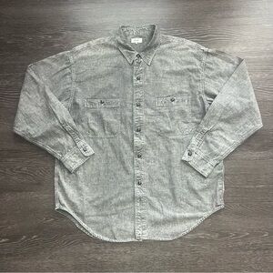 Beams Plus Japanese Chambray 100% Cotton Work Shirt